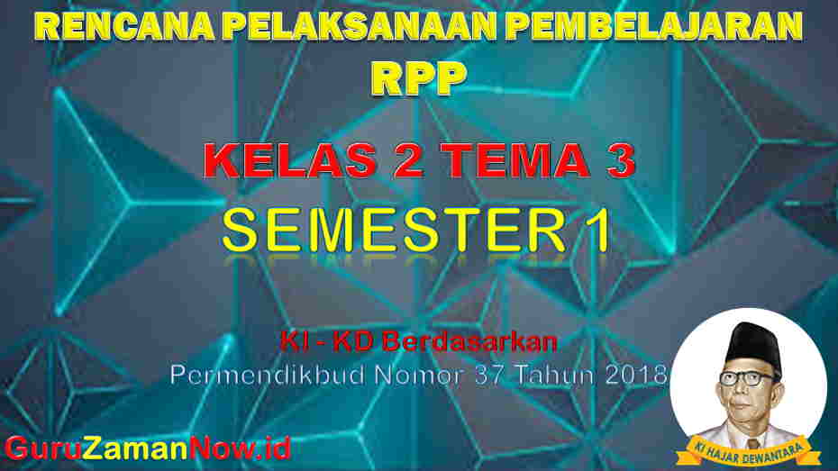 RPP Kelas 2 Semester 1 Tema 3
