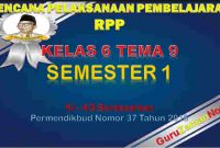 RPP Kelas 6 Semester 2 Tema 9